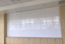 4.2m W x 1.45m H Seamless magnetic dry erase whiteboards