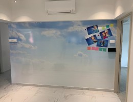 Printed Magnetic Whiteboard for Home