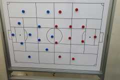 Magnetic Mobile Whiteboard with print for Football Club