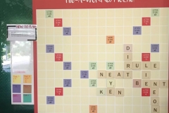 Magnetic Scrabble Board at MOE Heritage Centre