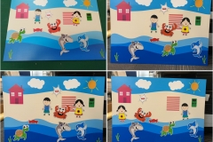 Magnetic Story Telling Board With Magnetic Printed Die Cuts for Secondary School