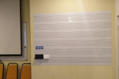 Magnetic Whiteboard with Music Scoreline