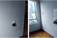 Premium magnetic whiteboard + magnetic wall @ residential