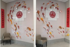 VM Magnetic Writeable Wallpaper with magnetic tiles at Eldercare