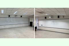Visual Magnetic Whiteboard with Frames. 1.5x 6.3m and 1.5mx 8.4m