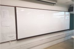 Visual Magnetic whiteboard with frame