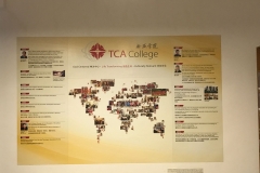 Customised Magnetic Wall Display at TCA College