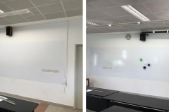 Bespoke visual magnetic whiteboards<br /> for High School