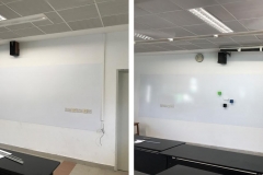 Bespoke visual magnetic whiteboards for High School