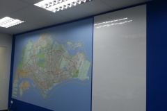 Blu World Map of Singapore